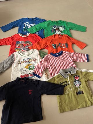 8 Maglie neonato Chicco 