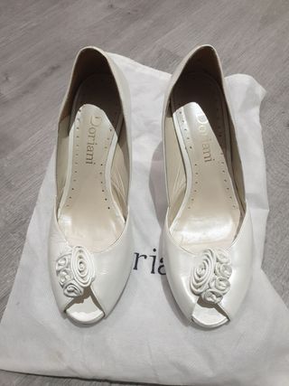 Zapatos novia Doriami blancos