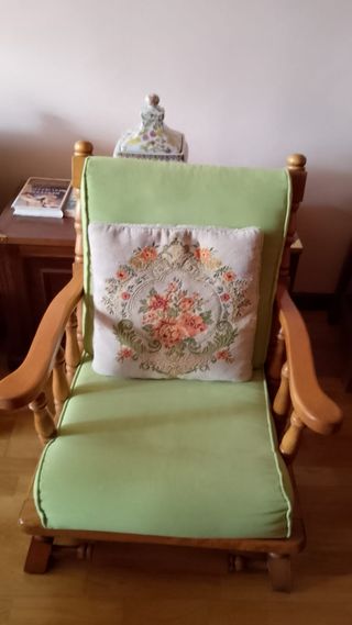 Sofá y sillones de roble - vintage