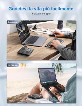 ✨ - Lector grabadora CD/DVD externo portátil USB