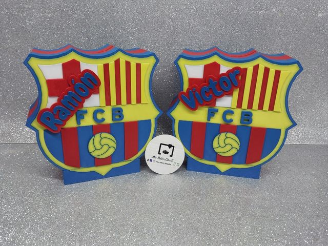 Hucha FC Barcelona 3D personalizada