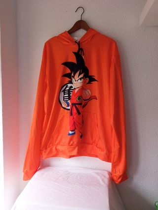 Sudadera Goku Niño XXL Naranja