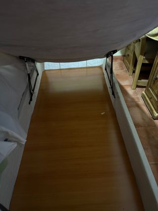 Canapé abatible 90cm beige