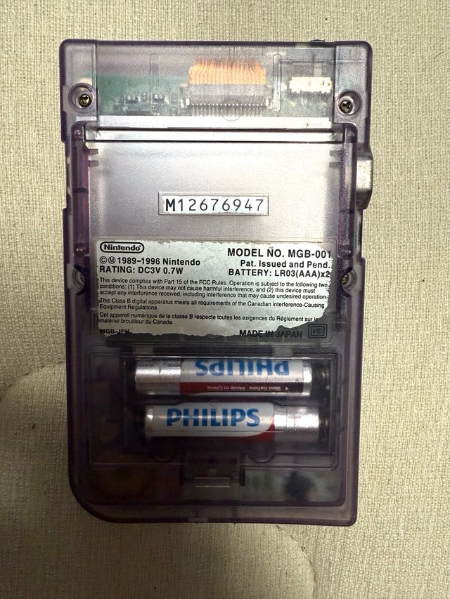 Game Boy Pocket viola - console