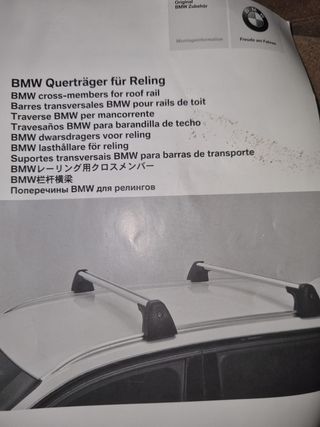 Barras portaequipajes BMW X5
