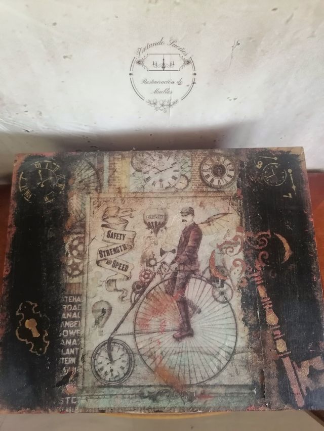 Scatola Steampunk a 2 cassetti - Decorativa