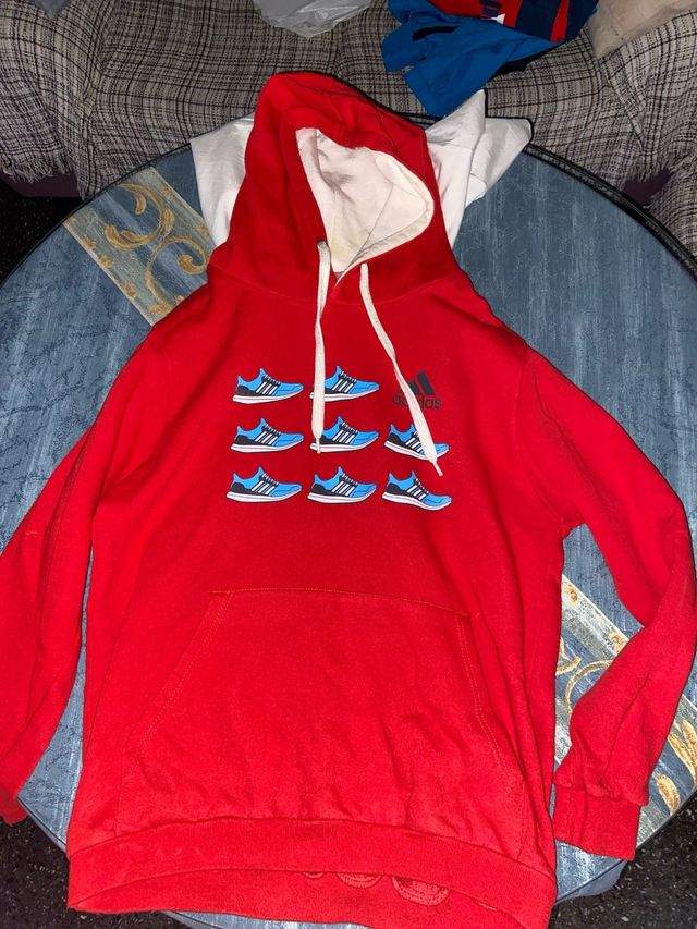 Sudadera Adidas roja