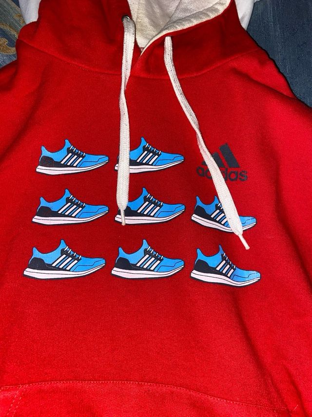 Sudadera Adidas roja