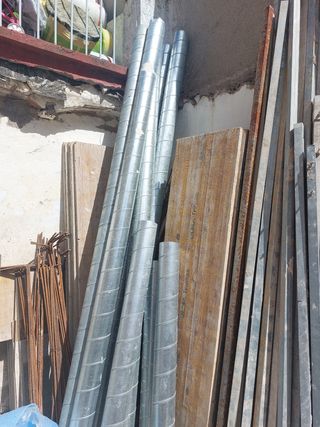 Tubos ventilación metalicos medida 125 