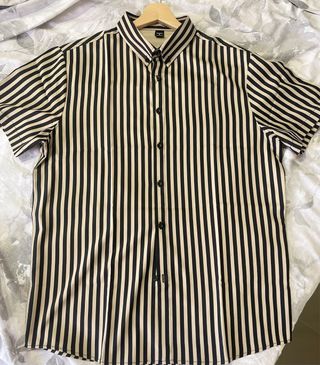 Camicia righe beige&nere MM