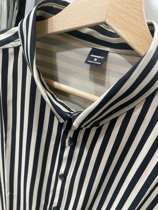 Camicia righe beige&nere MM