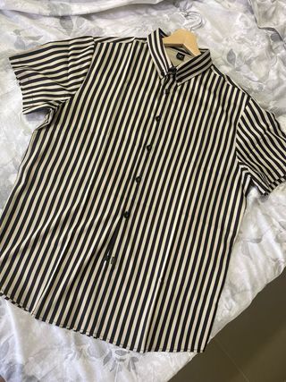 Camicia righe beige&nere MM