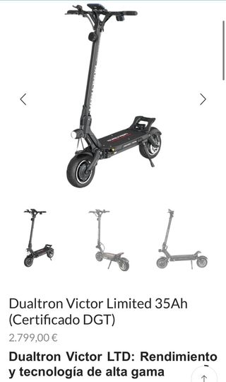 Patinete eléctrico Dualtron Victor Limited