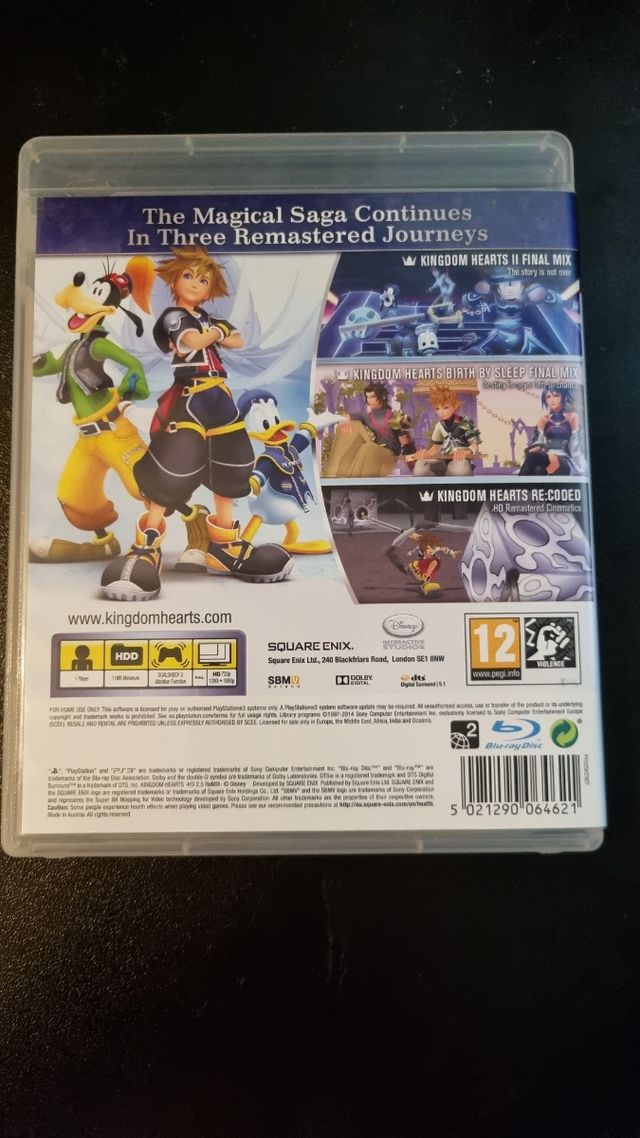 🇪🇸 Kingdom Hearts 2.5 Remix HD [PS3]
