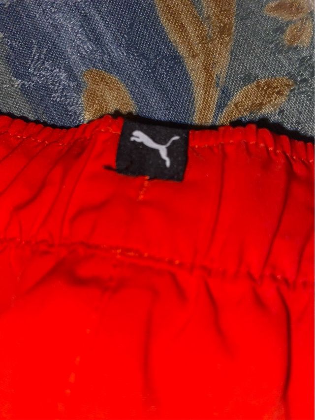 Pantalón corto Puma rojo-azul