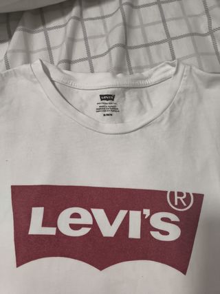Camiseta Levis  M Blanca