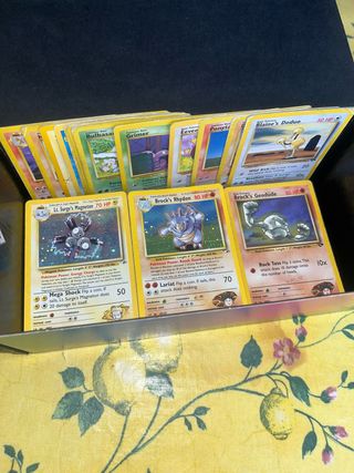 Carte pokemon personali mazzo con vintage 