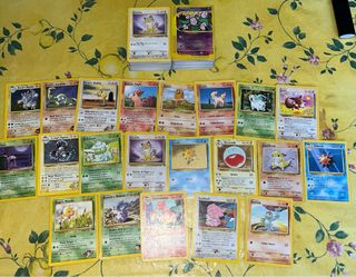 Carte pokemon personali mazzo con vintage 