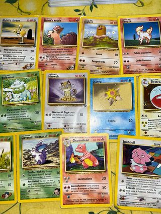 Carte pokemon personali mazzo con vintage 
