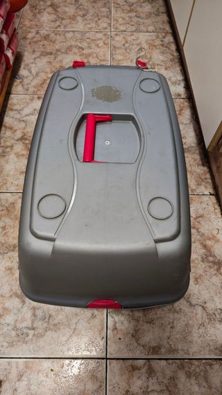 Transportín animales gris-rosa