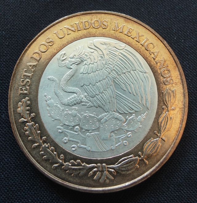 Moneda 100 pesos México 2004 Estado de Tabasco