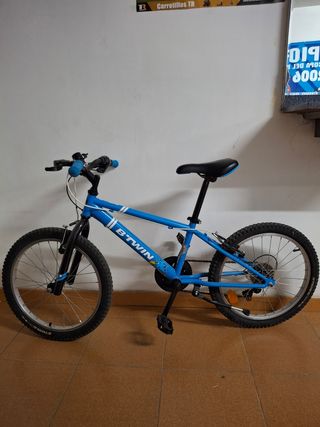 Bici niño B-Twin azul (6-10 años)