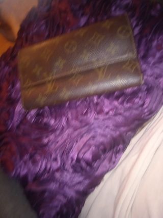 Cartera Louis Vuitton marrón