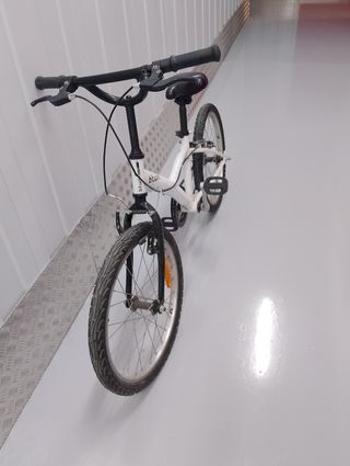 Bicicleta niño 16" blanca
