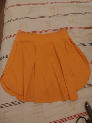 Falda pantalón naranja