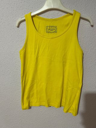 Camiseta Pimkie amarilla - básica