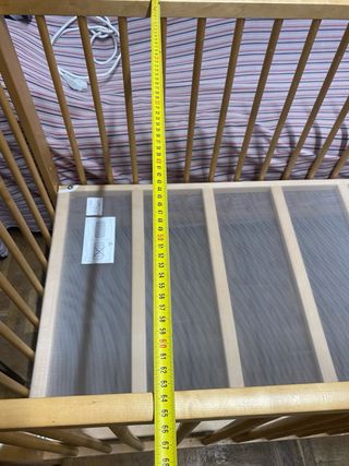 Cuna bebé madera