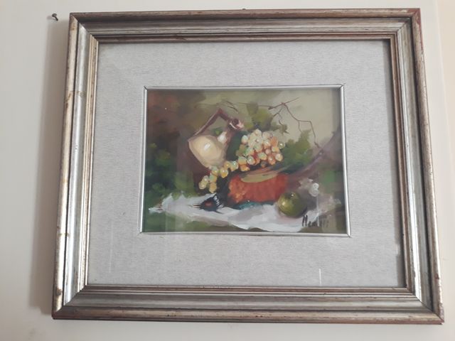 Dipinto olio su tela - Natura morta