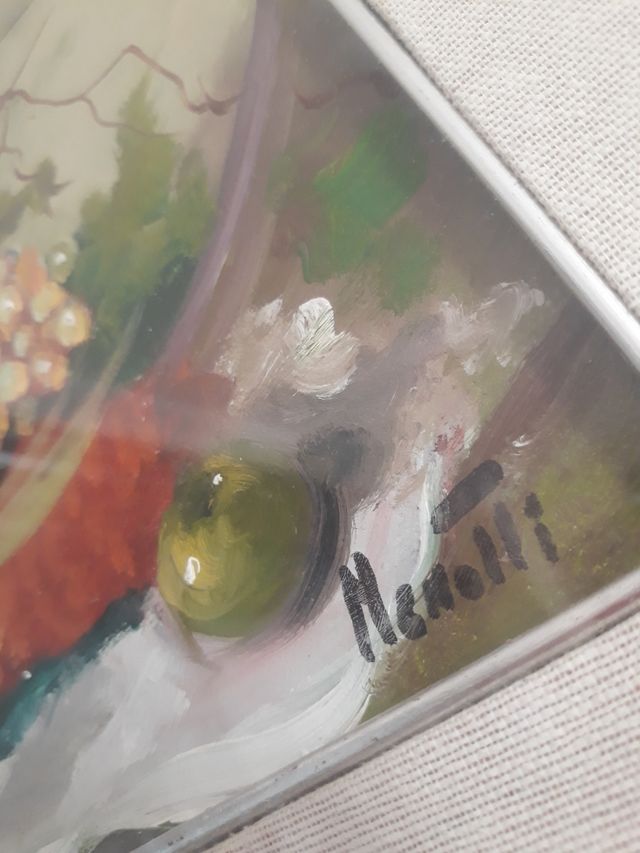 Dipinto olio su tela - Natura morta