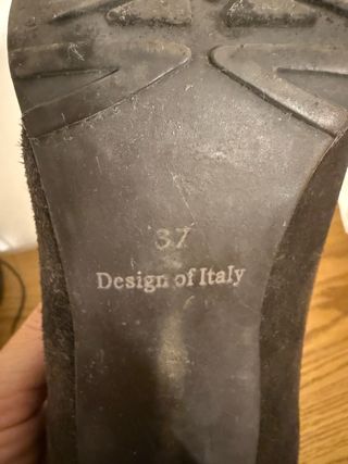 Botines tacón ante marrón mujer