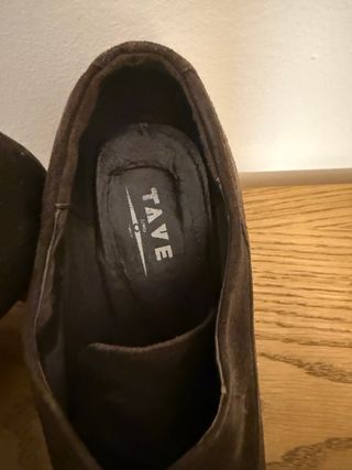 Botines tacón ante marrón mujer