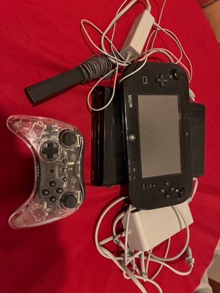 Wii U negra - consola completa