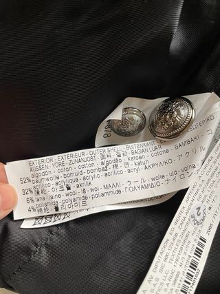 Chaqueta Zara-chanel multicolor flecos M