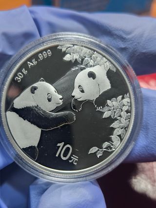 Panda Plata 30g 999