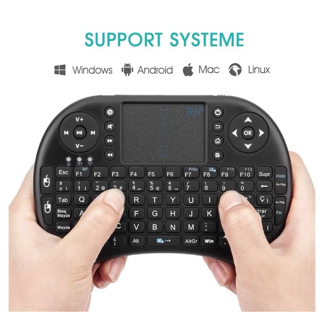 Mini teclado Rii inalámbrico
