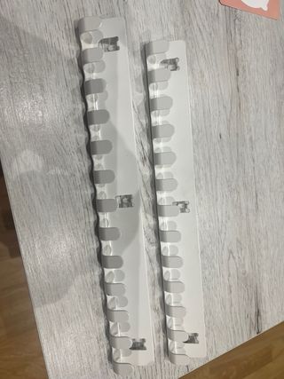 2 Soportes pared SKADIS Ikea blancos