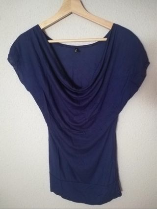 Camiseta azul marino - Talla M