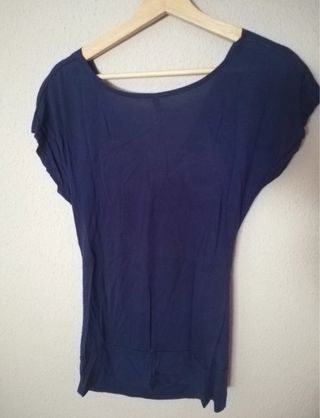 Camiseta azul marino - Talla M