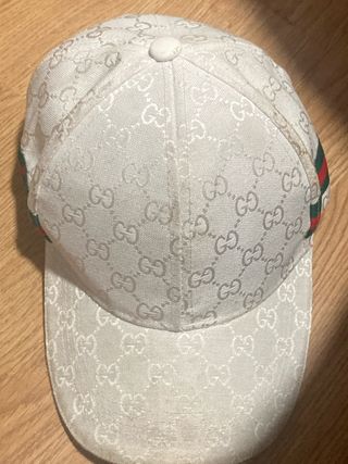Gorra Gucci GG blanca