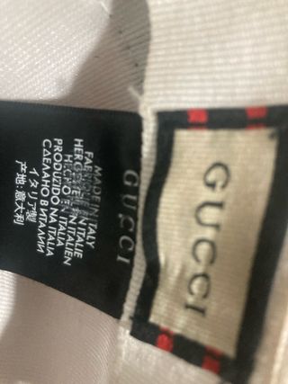 Gorra Gucci GG blanca