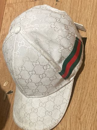 Gorra Gucci GG blanca