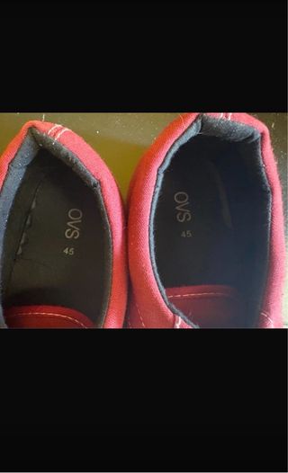 Scarpe OVS uomo bordeaux, numero 45