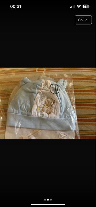 Cappellino e scarpine neonato Thun