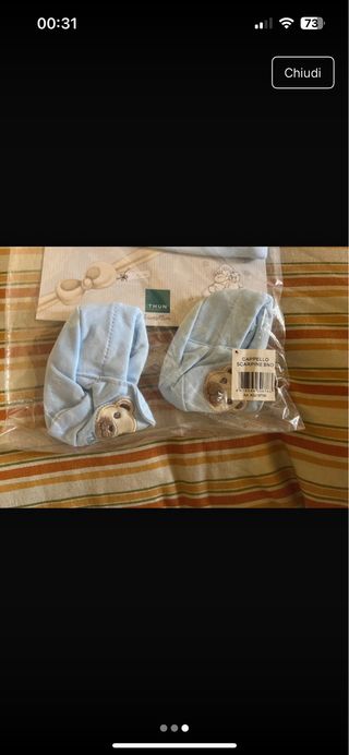 Cappellino e scarpine neonato Thun