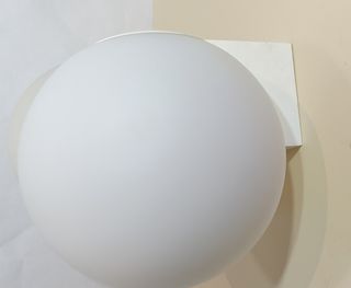 2 Lampade da Muro Vetro Bianco