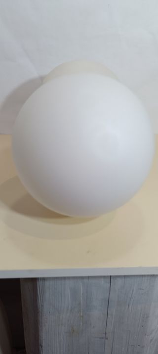 2 Lampade da Muro Vetro Bianco